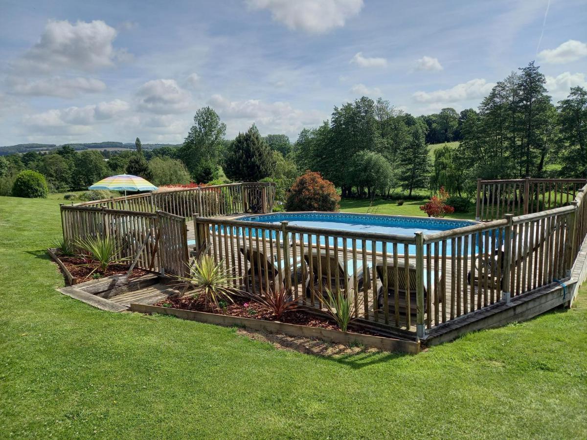 La Gasteboisiere With Swimming Pool And Games Room Le Mesnil-Adelee Bagian luar foto